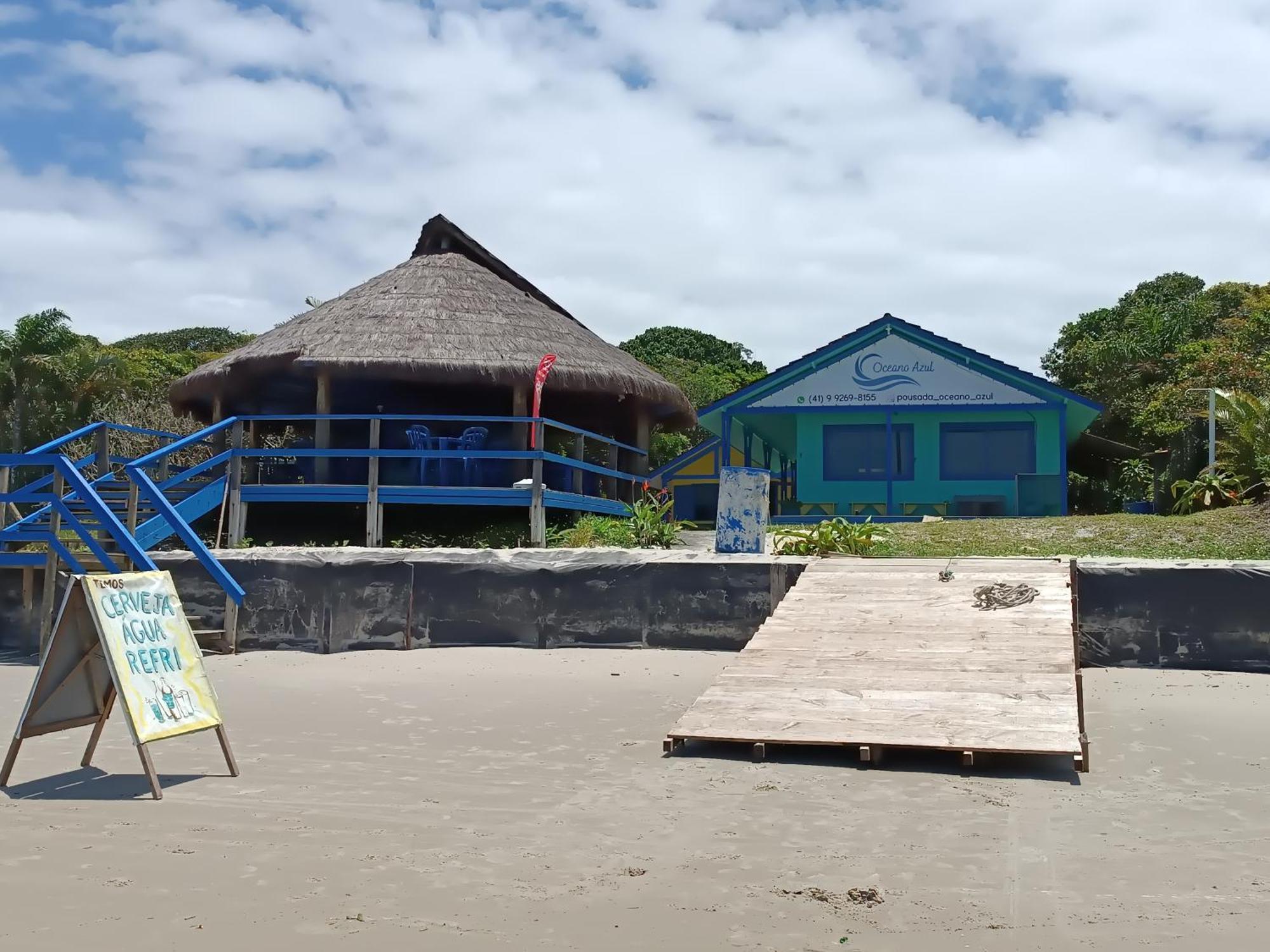 Pousada Oceano Azul, Beira Mar 일랴 두 멜 외부 사진
